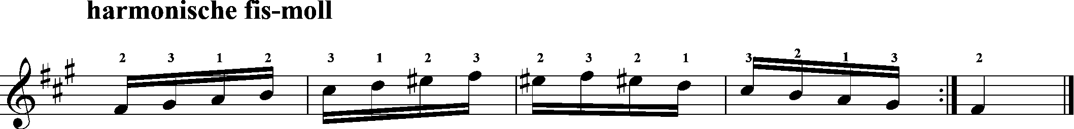 akkordeon, harmonische fis-moll, skalen, hanon